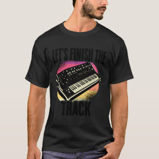 Electronic Music Synthesizer Techno Muziek DJ Prod T-shirt