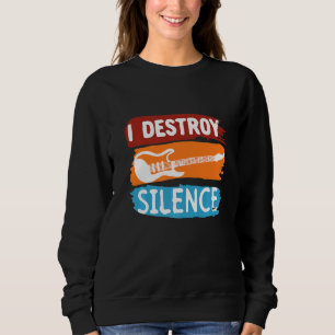 Electronic Rock Guitar I Destroy Silence Trui