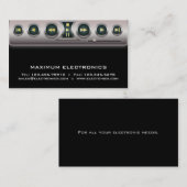 Electronic Visitekaartje Black (Voorkant / Achterkant)