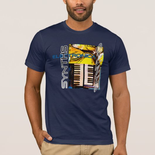 Electronica Synths Shirt (Voorkant)