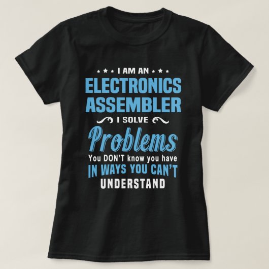 Electronics Assembler T-shirt (Design voorkant)