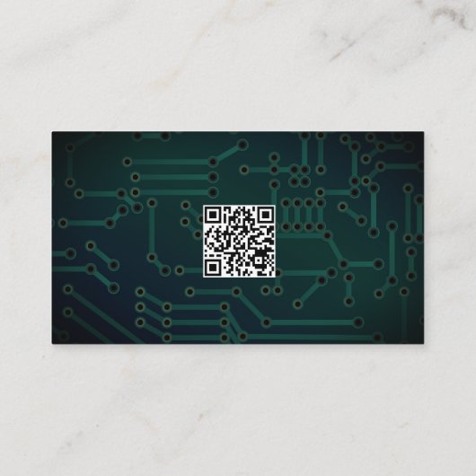 Electronics Assembly Business Visitekaartje (Achterkant)