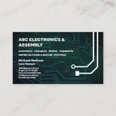 Electronics Assembly Business Visitekaartje (Voorkant)