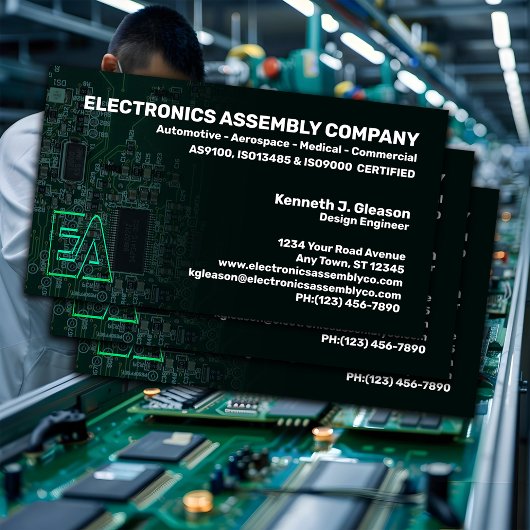 Electronics Assembly Company Visitekaartje