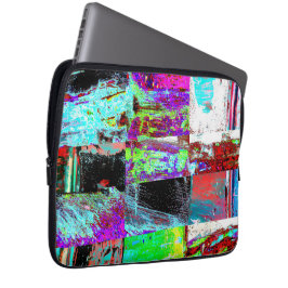 Electronics Bag – Abstract Grid Laptop Sleeve