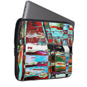 Electronics Bag – Collapse Reflection Abstract  Laptop Sleeve (Voorkant Rechts)