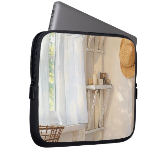 Electronics Bag Curtain in the Wind Laptop Sleeve (Voorkant Rechts)