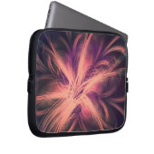 Electronics Bag Fractal Licht Paarse Palet Laptop Sleeve (Voorkant Rechts)