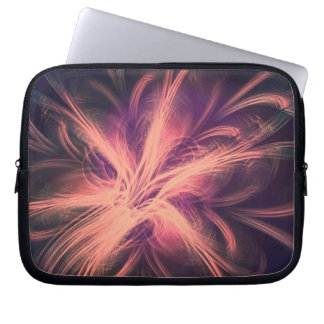 Electronics Bag Fractal Licht Paarse Palet Laptop Sleeve