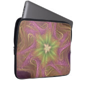 Electronics Bag Fractal Licht Paarse Palet Laptop Sleeve (Voorkant Rechts)