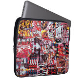 Electronics Bag – Fragmented Pulse Laptop Sleeve (Voorkant Rechts)