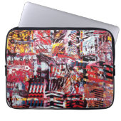 Electronics Bag – Fragmented Pulse Laptop Sleeve (Voorkant)