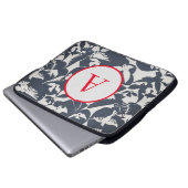 Electronics Bag JAPANESE BIRD PATTERN DIY INITIAAL Laptop Sleeve (Voorkant onderkant)