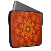 Electronics Bag Mandala Sunlight Sinaasappel Patte Laptop Sleeve (Voorkant Rechts)