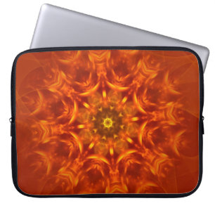 Electronics Bag Mandala Sunlight Sinaasappel Patte Laptop Sleeve