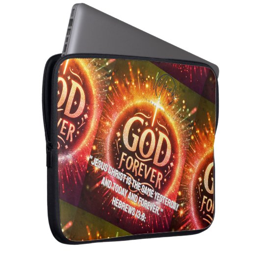 Electronics Bag Neopreen Laptop Sleeve 15" Bescher (Voorkant Rechts)