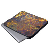 Electronics Bag Paarse Gele Edelsteen Patroon Laptop Sleeve (Voorkant onderkant)