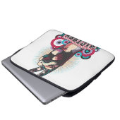 Electronics Bag – Victory Peace & Love Pop-Art Laptop Sleeve (Voorkant onderkant)