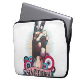 Electronics Bag – Victory Peace & Love Pop-Art Laptop Sleeve (Voorkant Links)