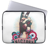Electronics Bag – Victory Peace & Love Pop-Art Laptop Sleeve (Voorkant)
