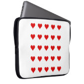 Electronics Bag with hearts. Laptop Sleeve (Voorkant Rechts)