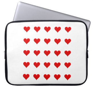 Electronics Bag with hearts. Laptop Sleeve