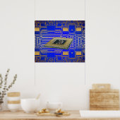 Electronics Circuit Board Poster (Keuken)