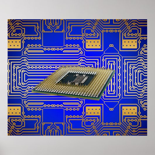 Electronics Circuit Board Poster (Voorkant)