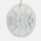 Electronics Engineer Smith Chart Holiday Keramisch Ornament (Links)
