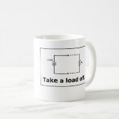 Electronics Pun Coffee-Mok: Laden uit Koffiemok (Voorkant rechts)