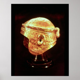 Electroom Helmet van Koning Mes-Kalem-Dug Poster