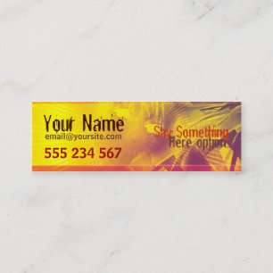 electrozArt #001 Profiel Visitekaartje