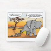 Elefant and snake.png muismat (Met muis)
