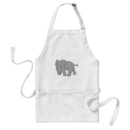 Elefant elephant standaard schort (Voorkant)