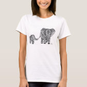Elefant en baby t-shirt (Voorkant)