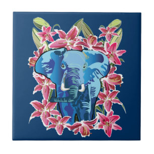 Elefant en likeur tegeltje