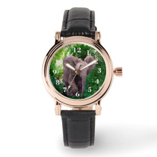 Elefant en Oerwoud Horloge