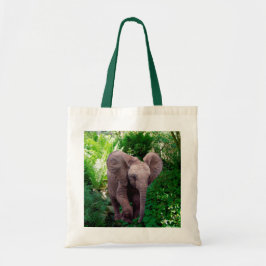 Elefant en Oerwoud Tote Bag