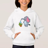 Elefant met Plant (Voorkant)