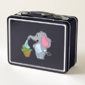 Elefant met Plant (Achterkant)