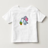Elefant met Plant Kinder Shirts (Voorkant)