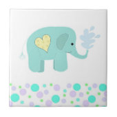 Elefant met Stippen Tegeltje (Voorkant)