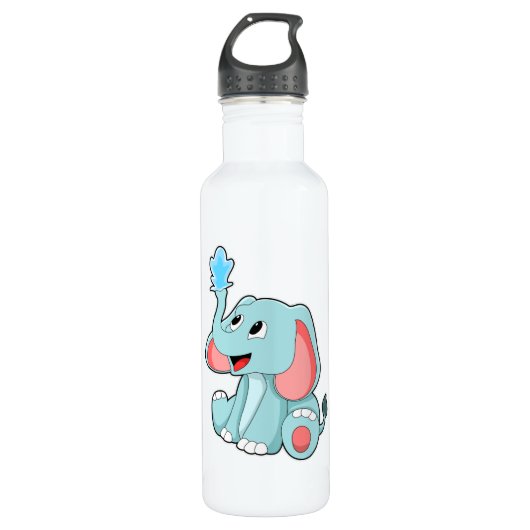 Elefant met water waterfles (Voorkant)