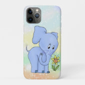 Elefant mit Blume Case-Mate iPhone Case (Achterkant)