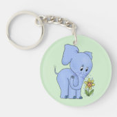 Elefant mit Blume Sleutelhanger (Voorkant)