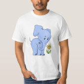 Elefant mit Blume T-shirt (Voorkant)