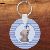 Elefant mit Schmetterling Sleutelhanger (Voorkant)