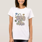 Elefant mit Seifenblasen T-shirt (Voorkant)