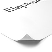 Elefant - poster (Hoek)