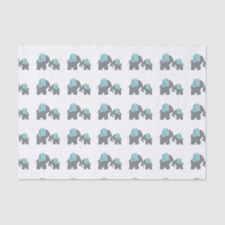 Elefant tissuepapier, mammie en Baby Elephant Tissuepapier